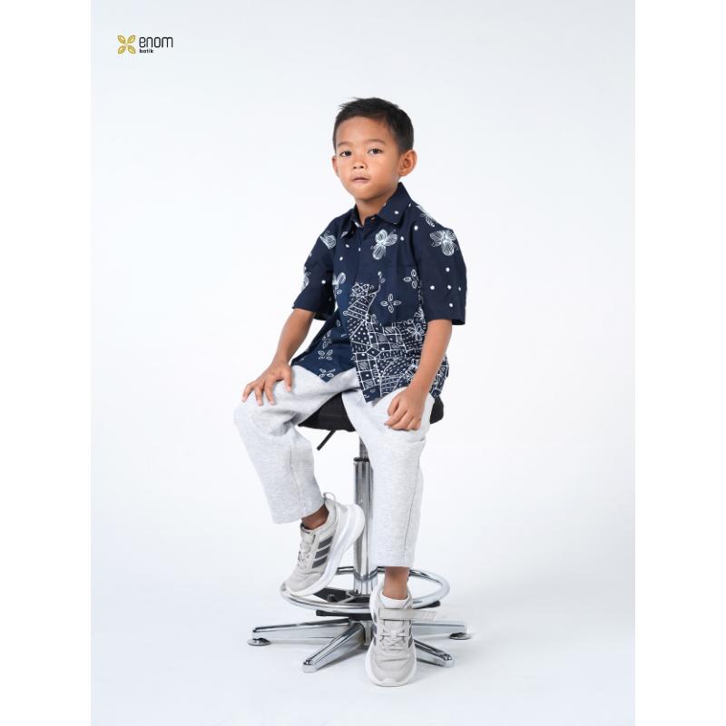 Batik ENOM - GAUNG SERAYA Zaky / Kids Serries  - Busana Anak Laki Laki Batik Cap Bahan Katun