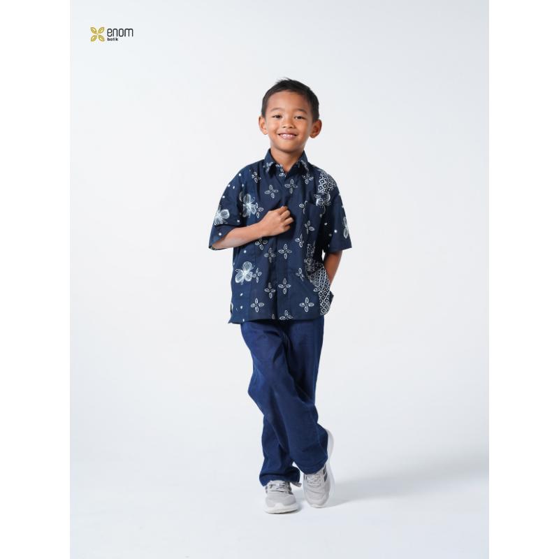 Batik ENOM - GAUNG SERAYA Kairo / Kids Serries  - Busana Anak Laki Laki Batik Cap Bahan Katun