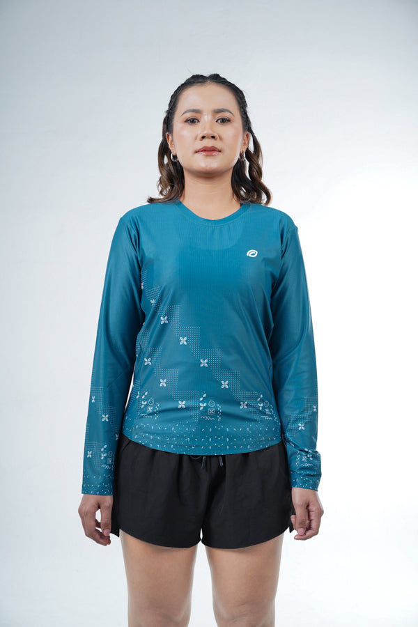 Women's Long Sleeve Jersey | Jersey Olahraga Wanita | Raga ENOM