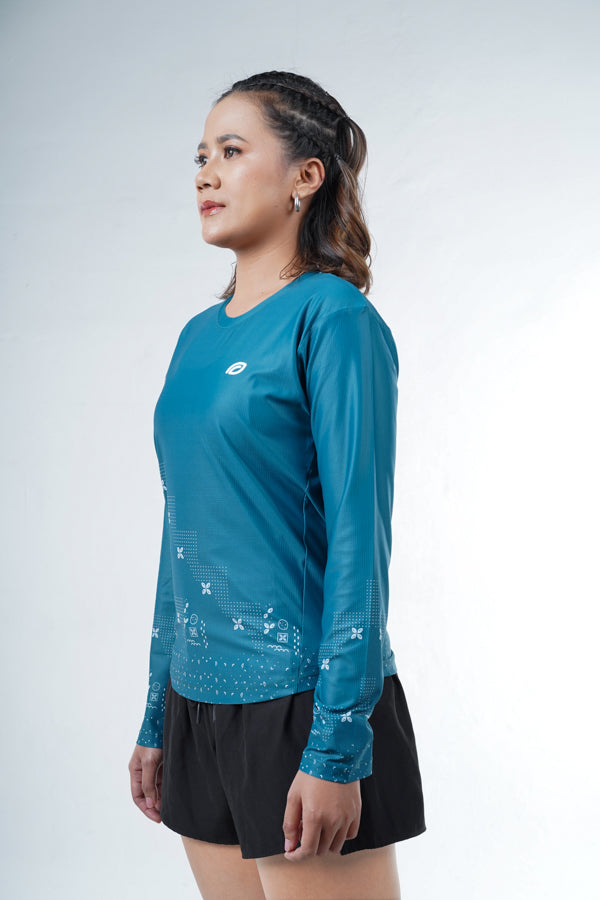 Women's Long Sleeve Jersey | Jersey Olahraga Wanita | Raga ENOM