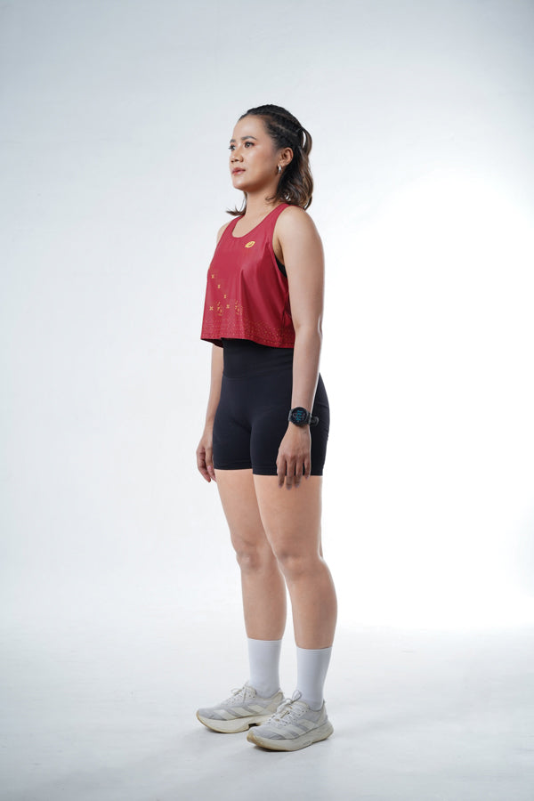 Women's Sleeveless Crop Jersey | Jersey Crop Wanita Tanpa Lengan | Raga ENOM