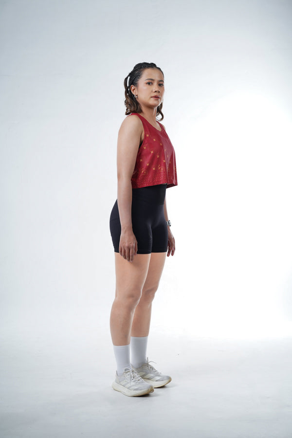 Women's Sleeveless Crop Jersey | Jersey Crop Wanita Tanpa Lengan | Raga ENOM