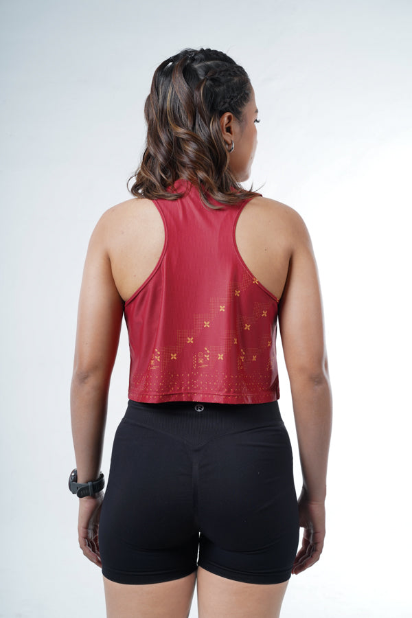 Women's Sleeveless Crop Jersey | Jersey Crop Wanita Tanpa Lengan | Raga ENOM