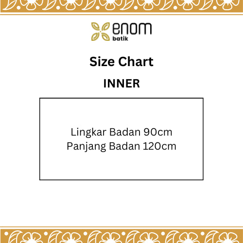 Batik ENOM - Dress dan Inner Batik Wanita - Nuansa: Kalea Dress dan Inner - Sale