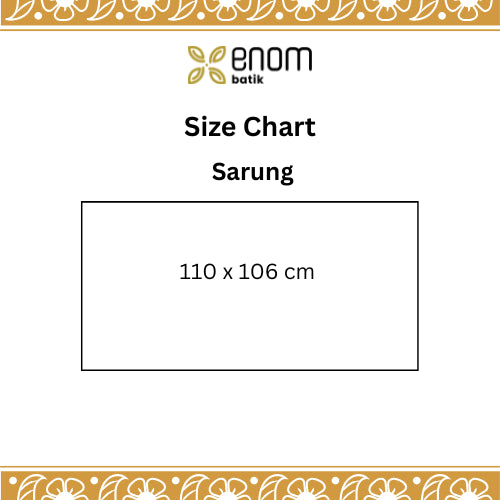 Batik ENOM - Sarung Batik Premium - Sarong Batik Pria Dewasa
