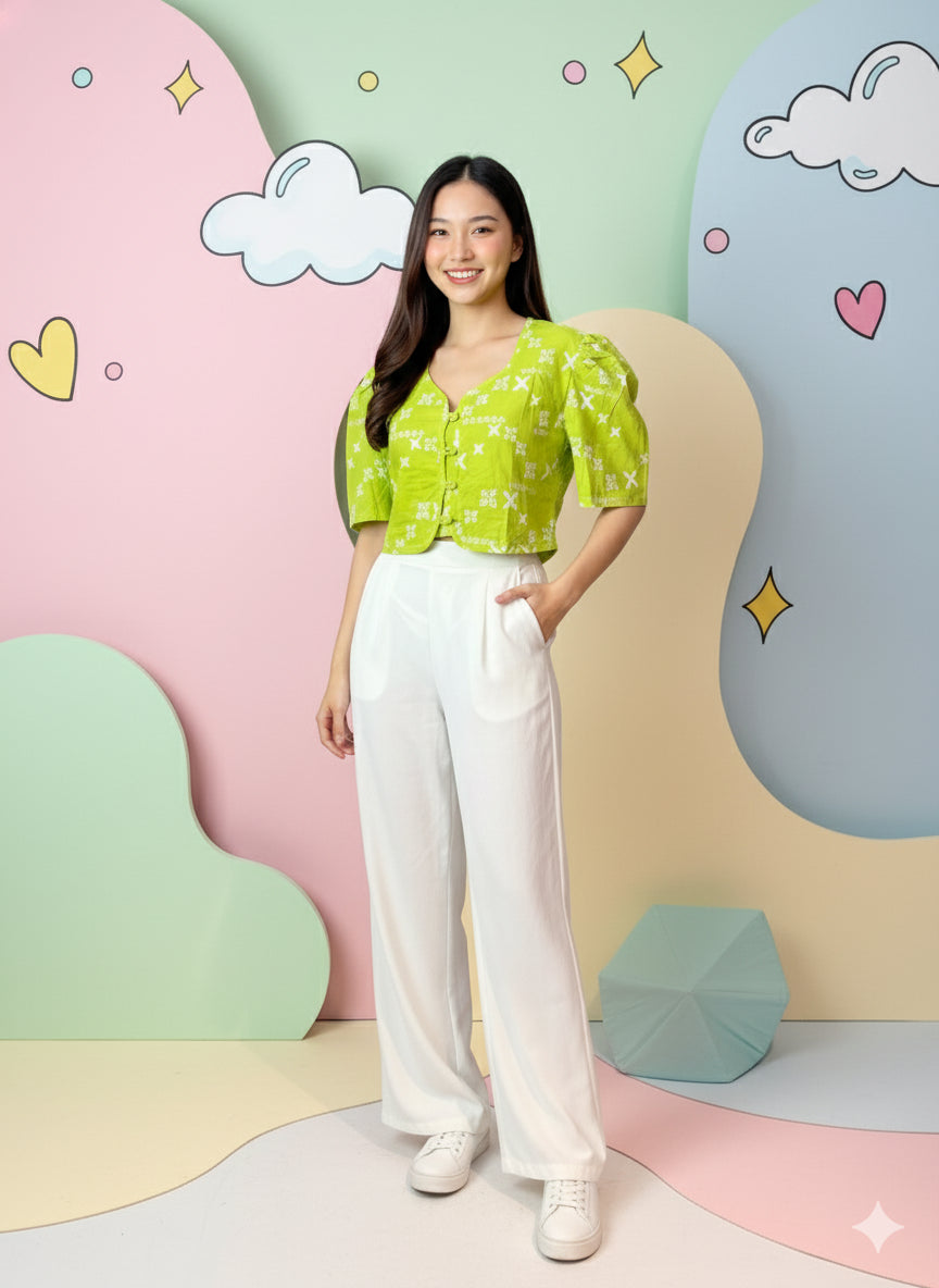 Batik ENOM - Blouse Lucy - Baju Batik Wanita Modern