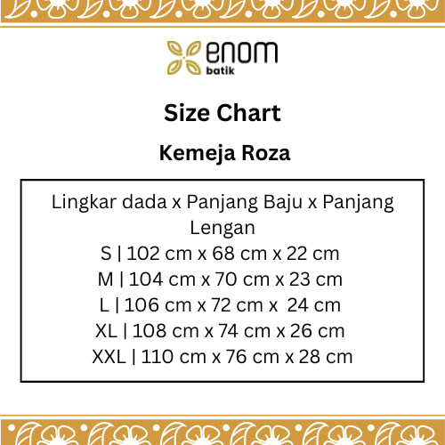 Batik ENOM - Kemeja Pria - Nuansa: Roza Kemeja- Sale