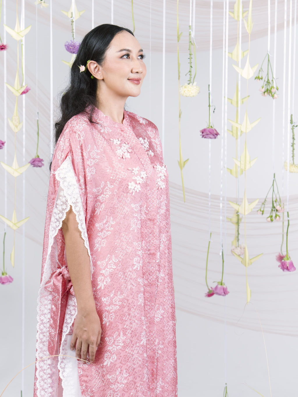 Batik ENOM - Outer Thalia - Batik Cap Bahan Viscose - Atasan Batik Wanita - Labuh Series