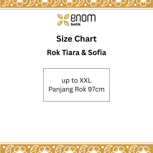 Batik ENOM - Rok Tiara & Sofia - Rok Lilit Batik Modern - Rok Batik Cap