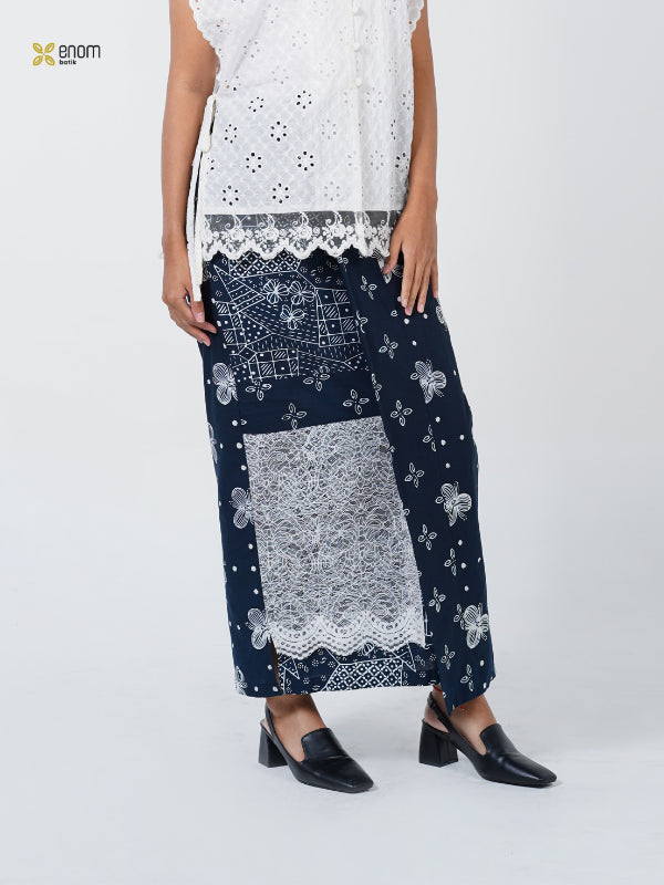 Batik ENOM - GAUNG SERAYA / Kamila - Rok Wrap Lebaran Batik Premium Batik Cap Bawahan Hari Raya