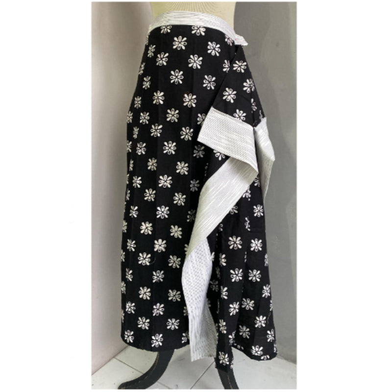 Batik ENOM - Rok Arsyla - Batik Cap Bahan Katun - Rok Batik Modern - Skirt Batik - Onyx Series