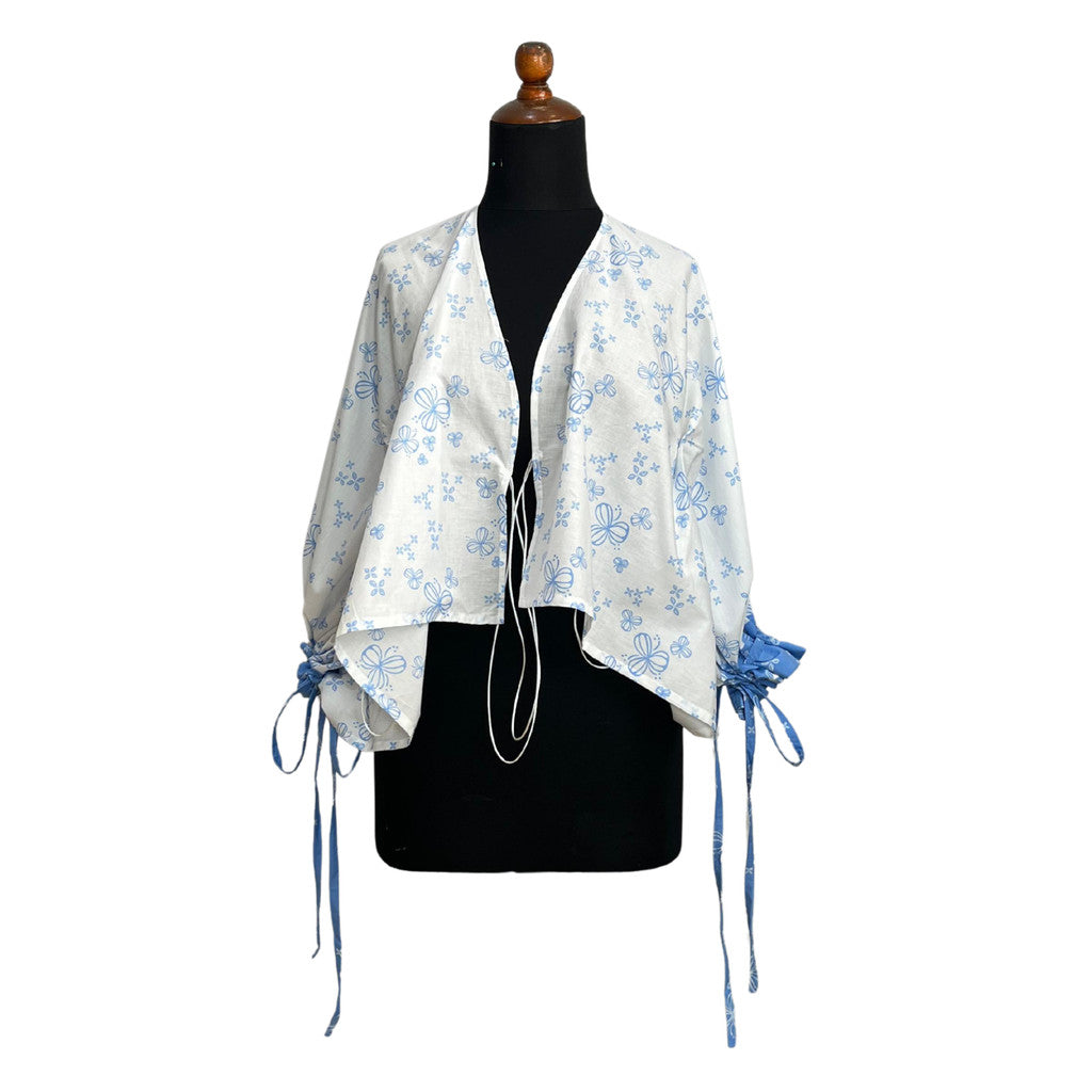 Batik ENOM - Outer Anila - Celana Aeris Batik Cap Bahan Katun - Outer Wanita Lengan Pendek - Celana Batik Wanita Premium - Rona Bumi Series