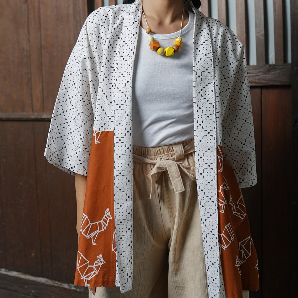 Batik ENOM - Outer Unisex Batik Motif Modern Sora Series - Batik ENOM