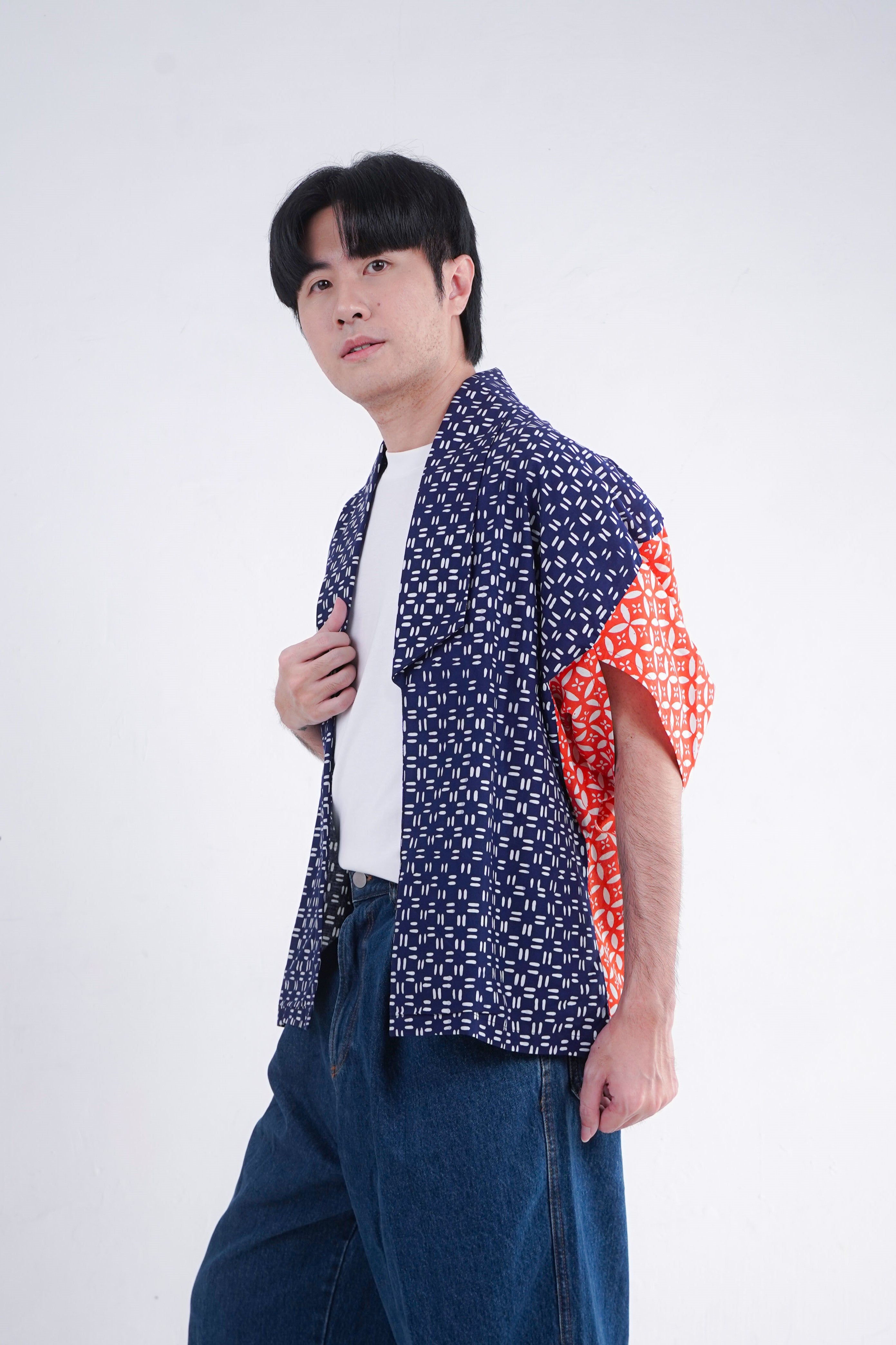Batik ENOM - Outer Lavre & Nova - Batik Cap Bahan Katun -  Outer Batik Modern - Outer Pria Wanita Unisex - Luminara Series