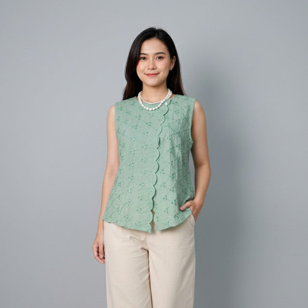 Batik ENOM - Blus Cala -  Batik Cap Bahan Katun - Blus Batik Modern Wanita - Astacala Series