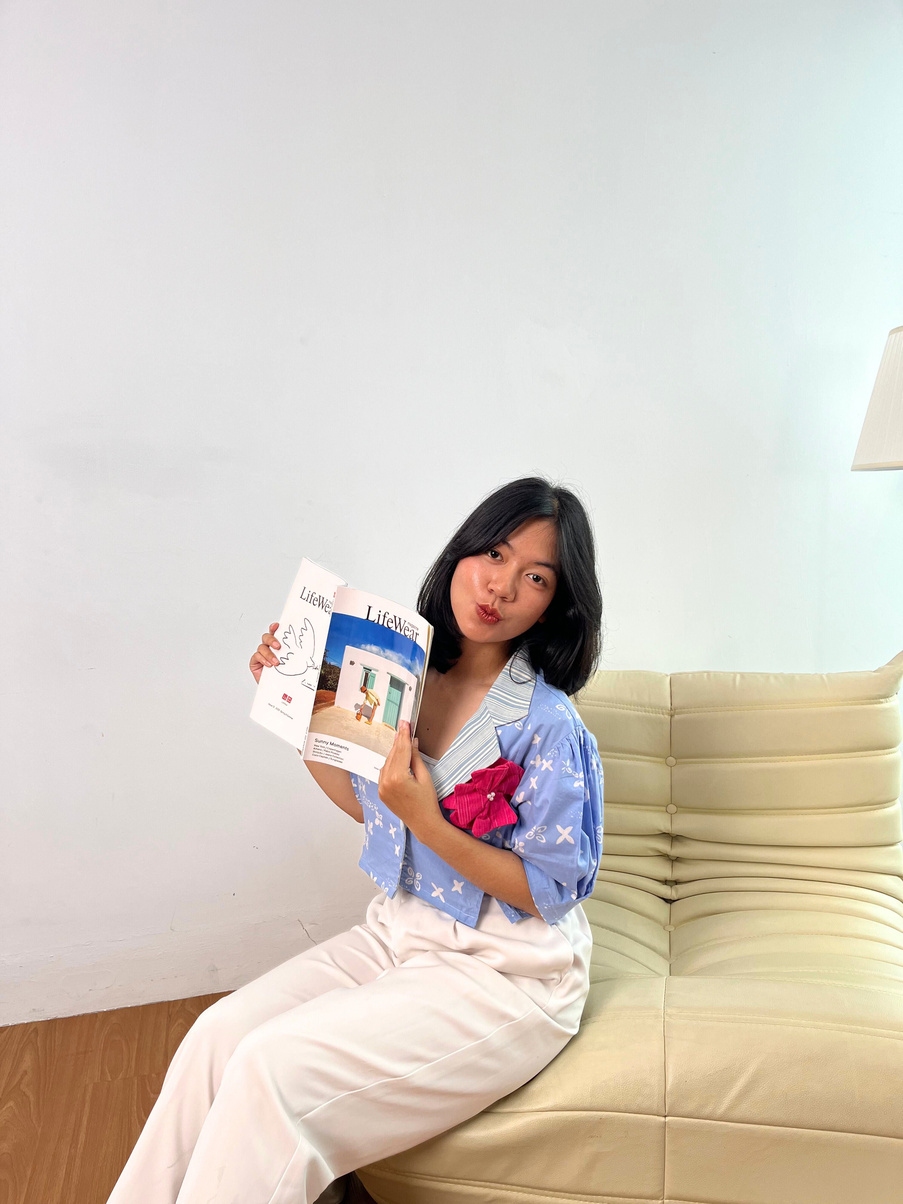 Batik ENOM - Batik Set Wanita Modern Aluna - Seluna - Sore - Soraya - Batik Cap Bahan Katun - Langit Senja Series