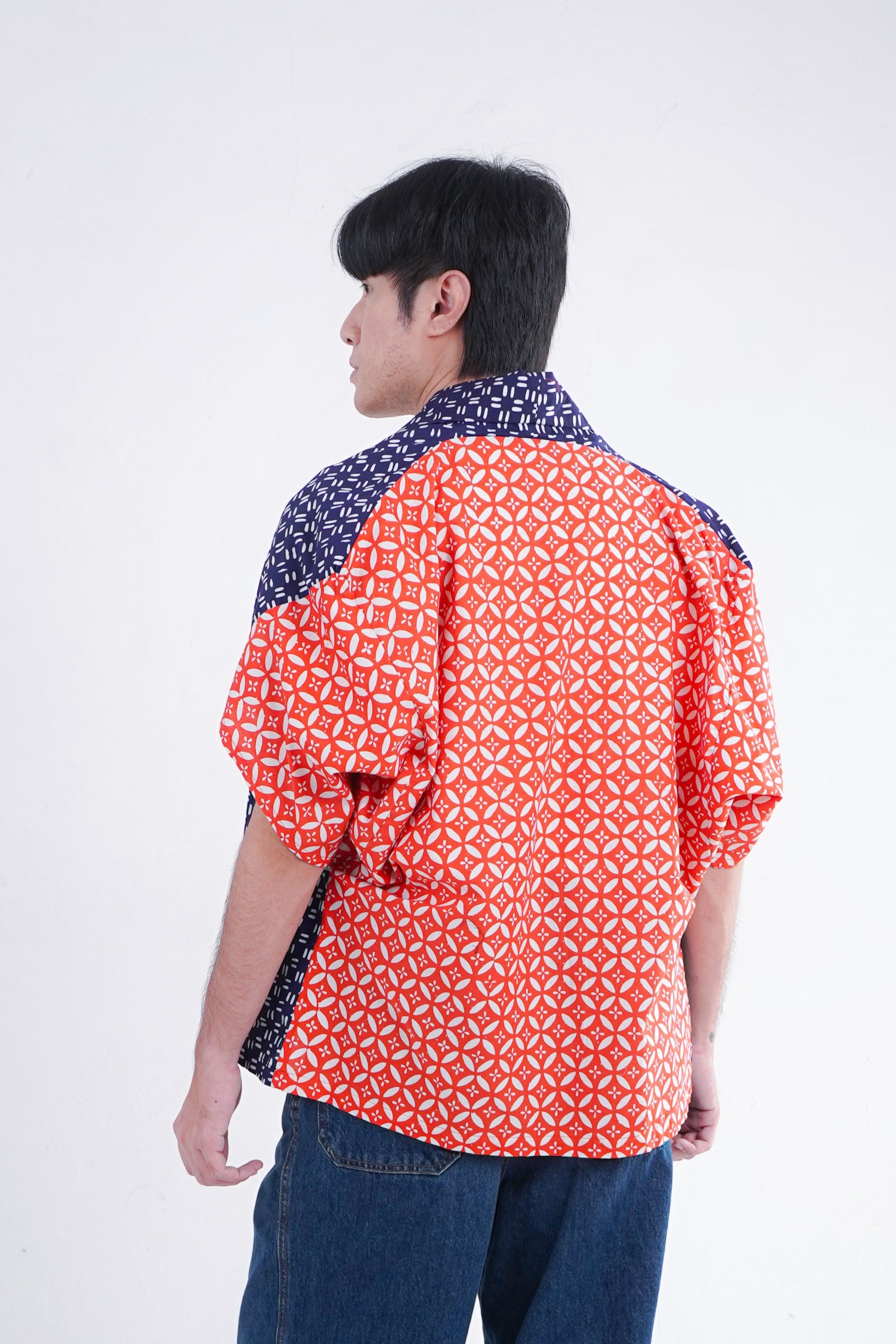 Batik ENOM - Outer Lavre & Nova - Batik Cap Bahan Katun -  Outer Batik Modern - Outer Pria Wanita Unisex - Luminara Series