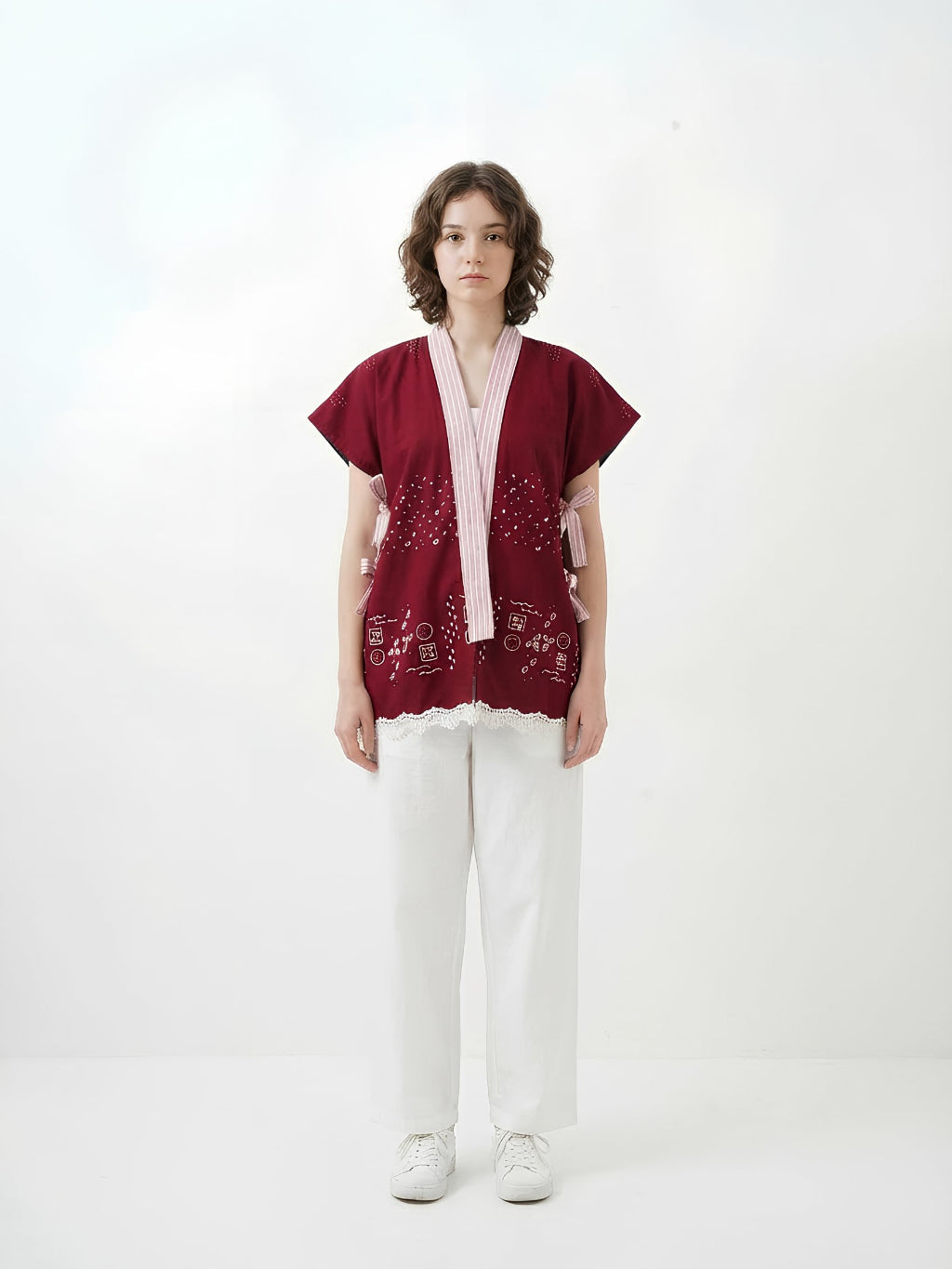 Batik ENOM X Pisalin - Blus Erica - Outer Cherry - Rok Michal - Celana Olivia - Sinar Kasih