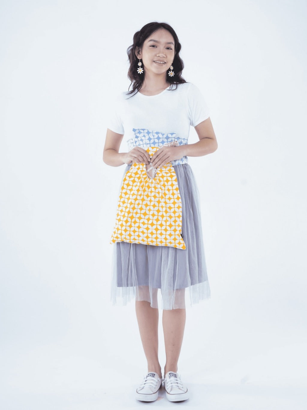 Batik ENOM - Hand Bag Mina  - Batik Cap Bahan Katun - Batik Modern Premium - Pijar Series