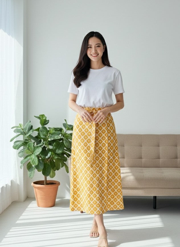 Batik ENOM - Rok Tiara & Sofia - Rok Lilit Batik Modern - Rok Batik Cap