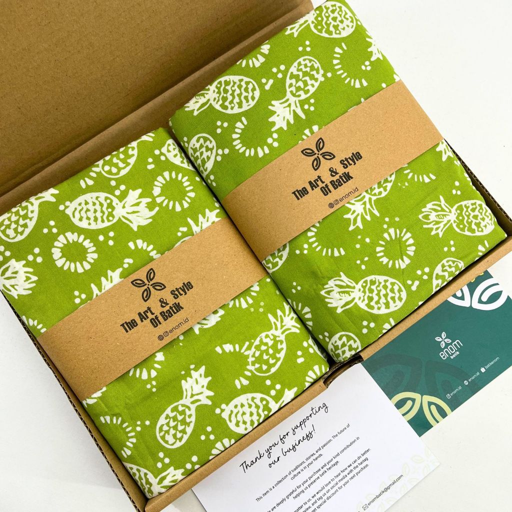 Batik ENOM - Hampers Kain Batik Motif Modern - Hampers Kain Batik Premium Motif Elegan - Kado Pernikahan