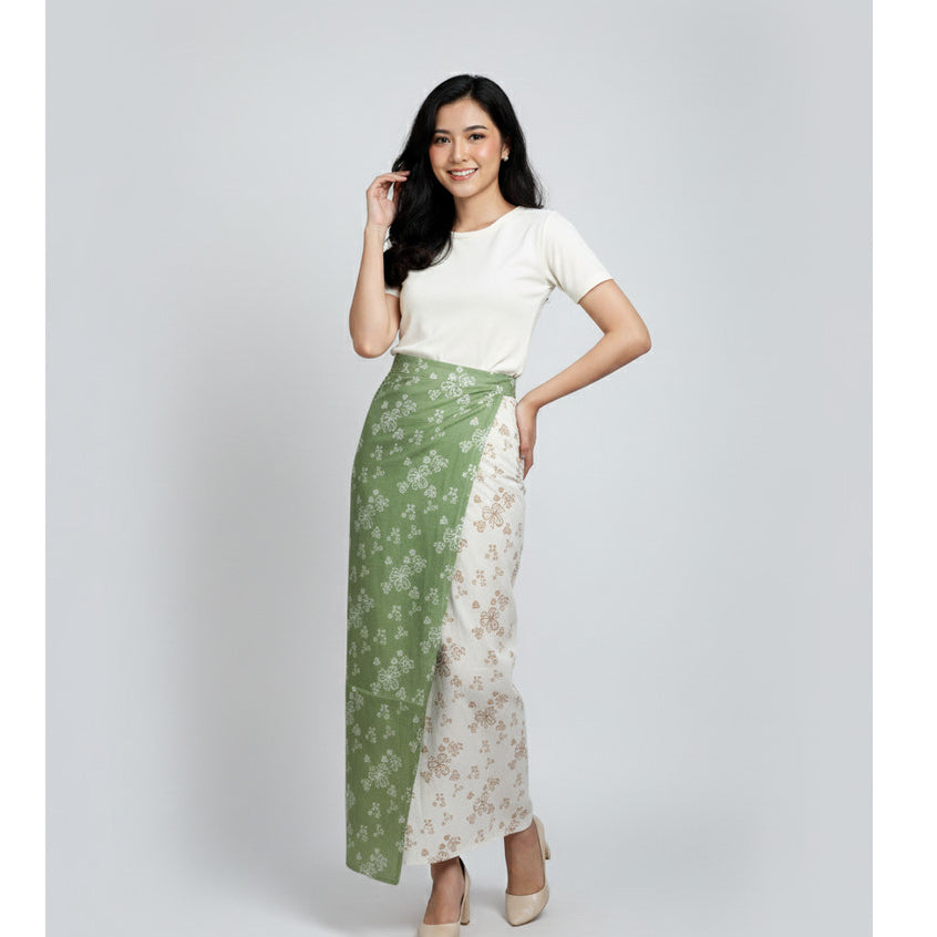 Batik ENOM - Rok Batik Lunara - Rok Kanira - Rok Aranya - Rok Batik Cap Bahan Katun - Rok Batik Wanita Premium - Rona Bumi Series