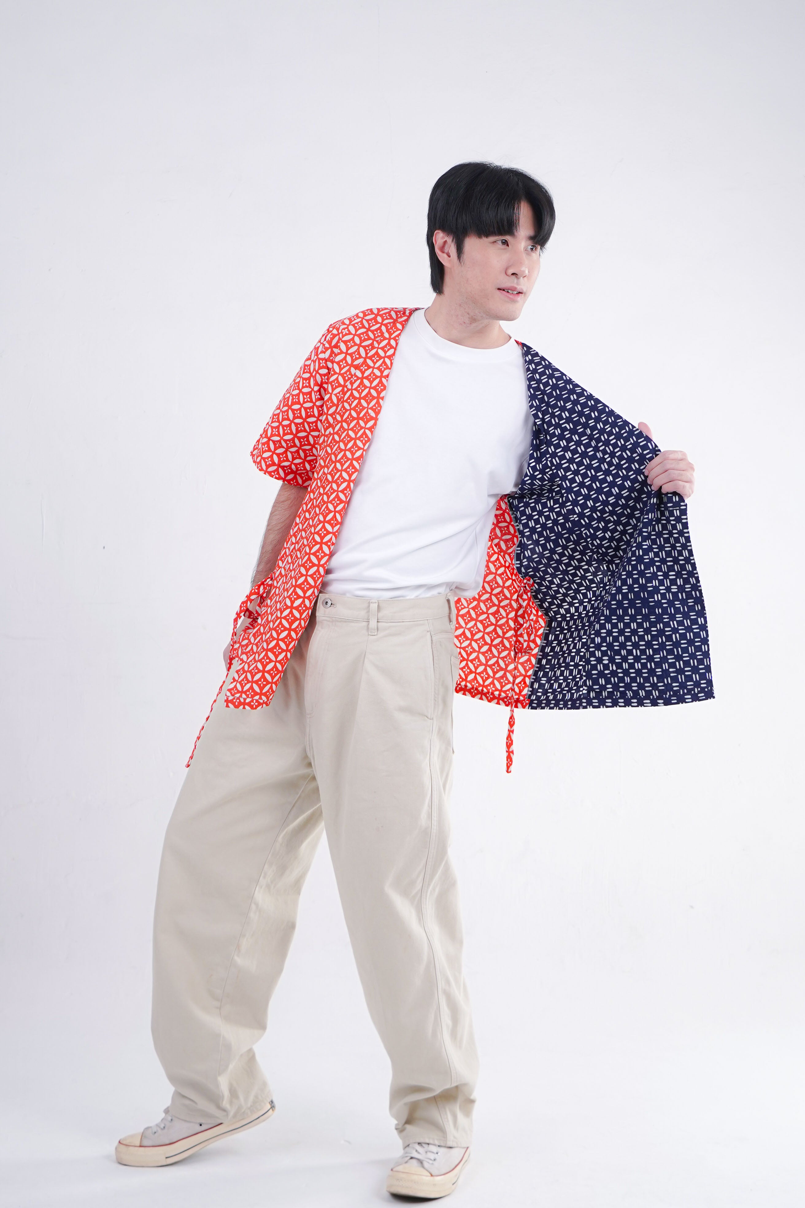 Batik ENOM - Outer Lavre & Nova - Batik Cap Bahan Katun -  Outer Batik Modern - Outer Pria Wanita Unisex - Luminara Series