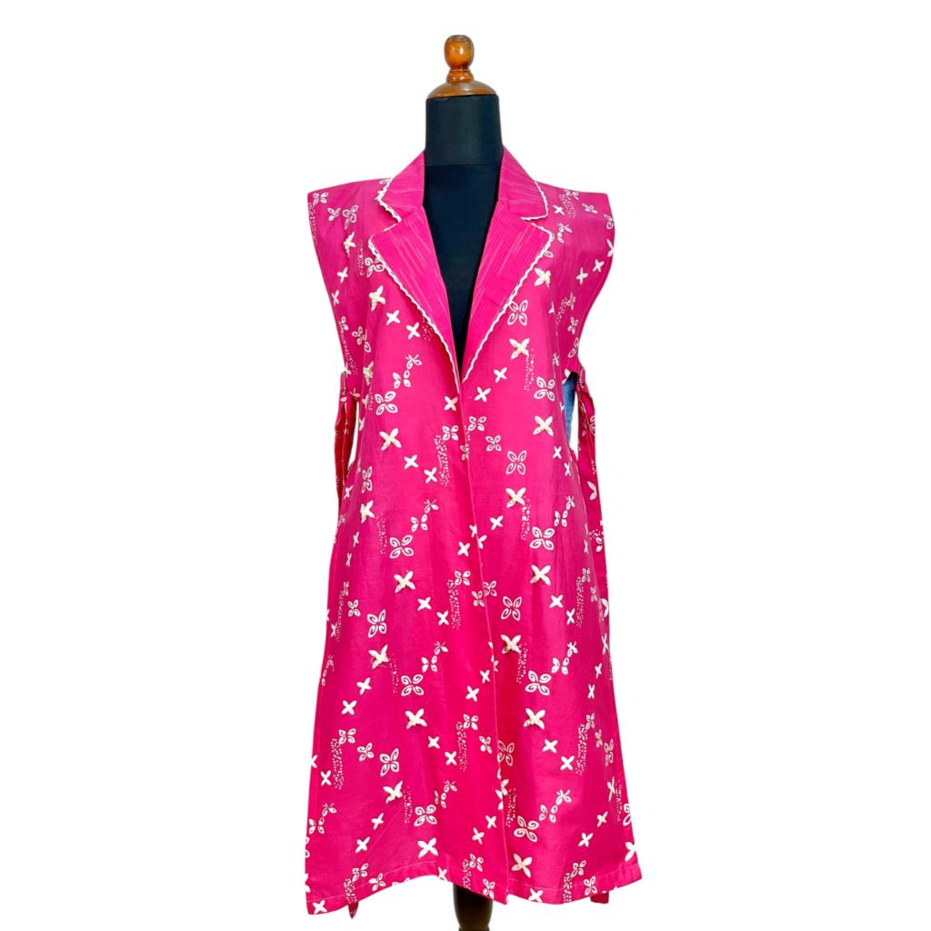 Batik ENOM - Batik Set Wanita Modern Ilona - Pavira - Sundari & Mega - Batik Cap Bahan Katun - Langit Senja Series