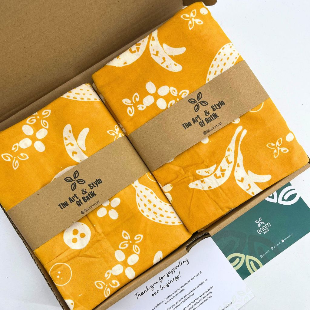 Batik ENOM - Hampers Kain Batik Motif Modern - Hampers Kain Batik Premium Motif Elegan - Kado Pernikahan