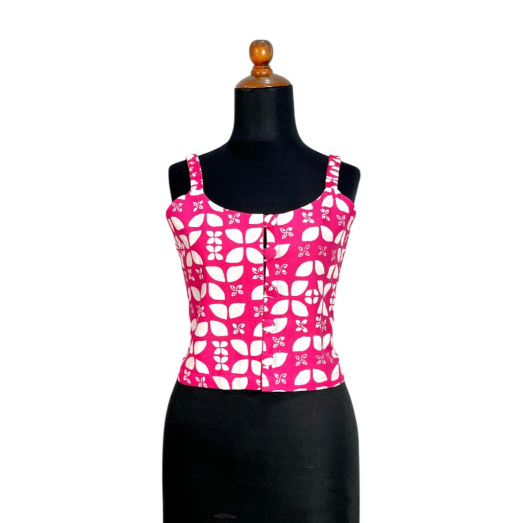 Batik ENOM - Batik Set Wanita Modern Liris - Savia - Seruni & Kalana - Batik Cap Bahan Katun - Langit Senja Series