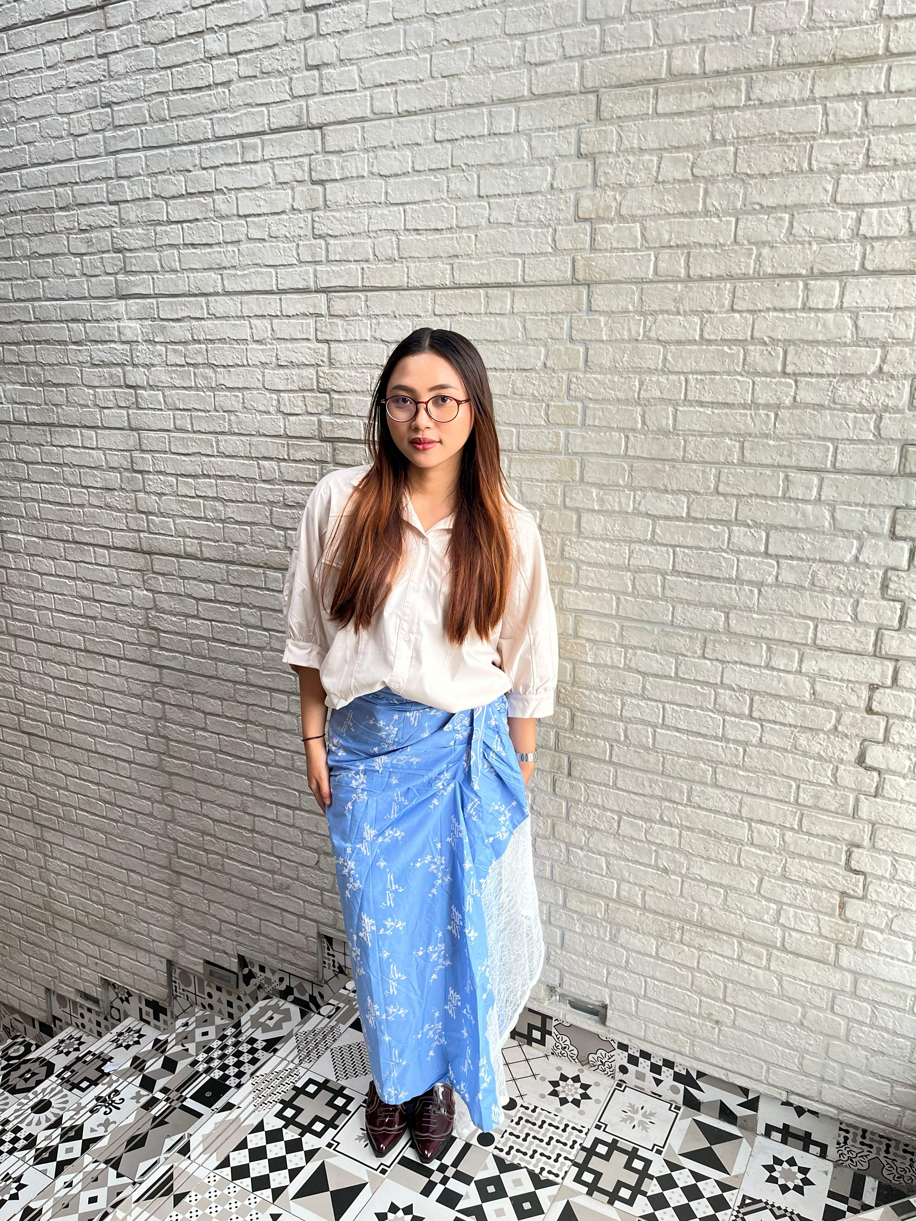 Batik ENOM - Batik Set Wanita Modern Niskala - Rinaya & Tirana - Batik Cap Bahan Katun - Langit Senja Series