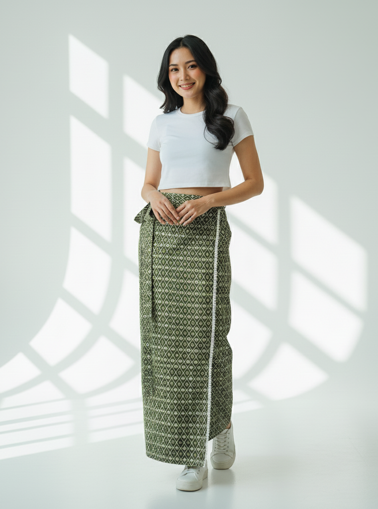 Batik ENOM - Rok Tiara & Sofia - Rok Lilit Batik Modern - Rok Batik Cap