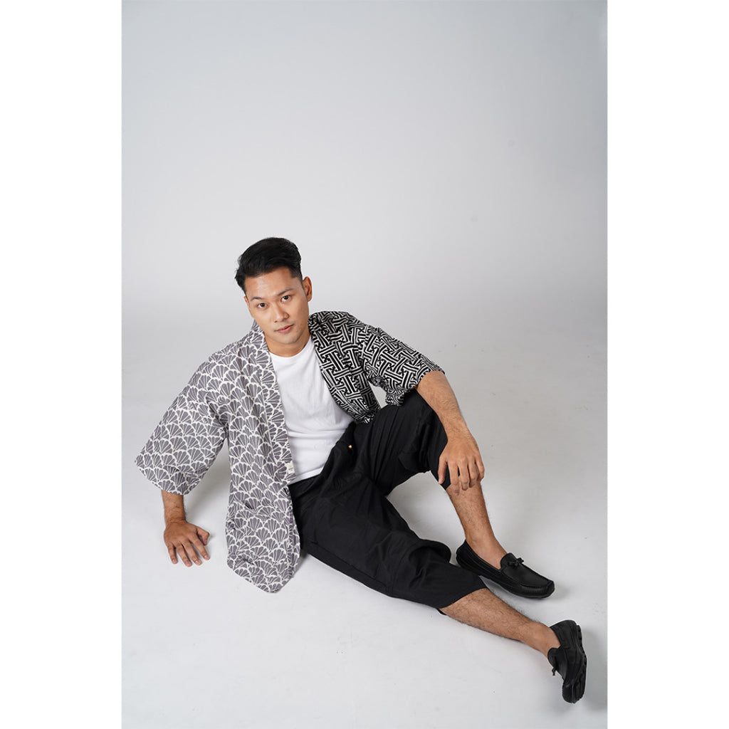 Batik ENOM - Kimono Outer Batik Modern Pria Oka Series