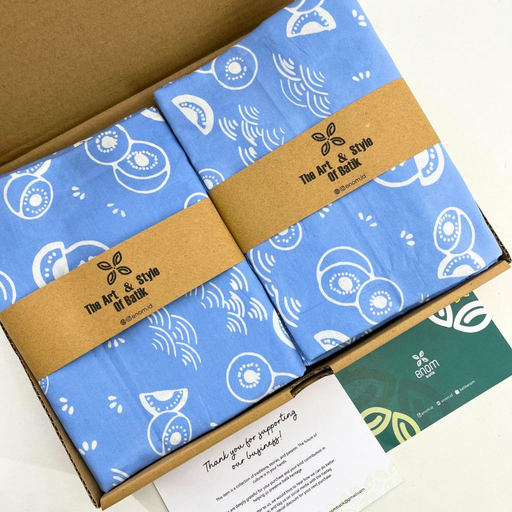Batik ENOM - Hampers Kain Batik Motif Modern - Hampers Kain Batik Premium Motif Elegan - Kado Pernikahan