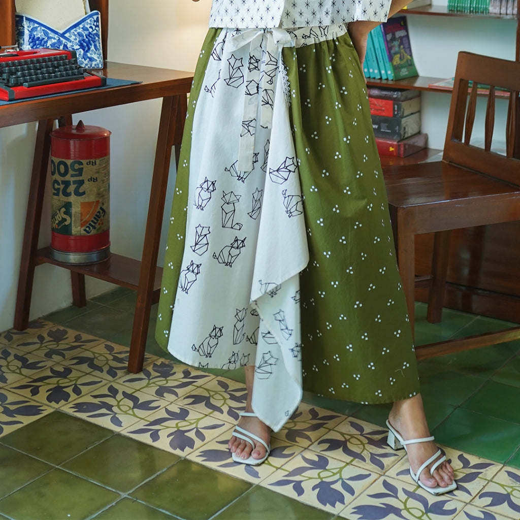 Batik ENOM - Rok Merida - Rok Shinta - Rok Lilit Batik Cap Motif Modern