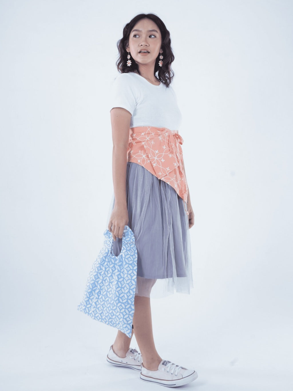 Batik ENOM - Hand Bag Mina  - Batik Cap Bahan Katun - Batik Modern Premium - Pijar Series