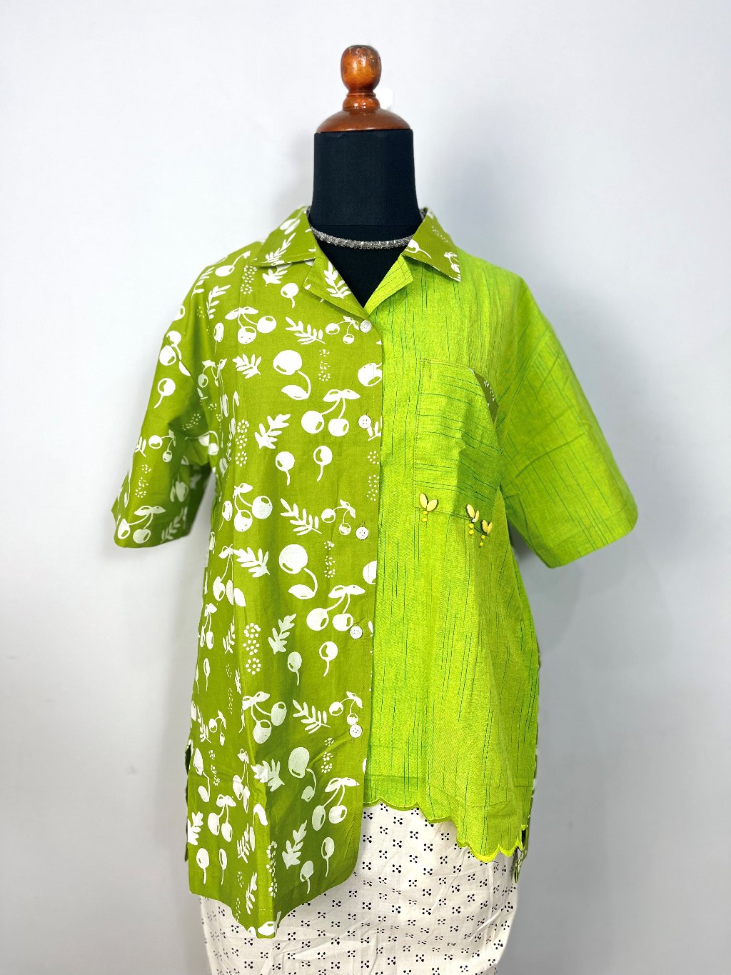 Batik ENOM - Outer Este - Batik Cap Bahan Katun - Outer Batik Wanita Modern - Rasa Tropical Series