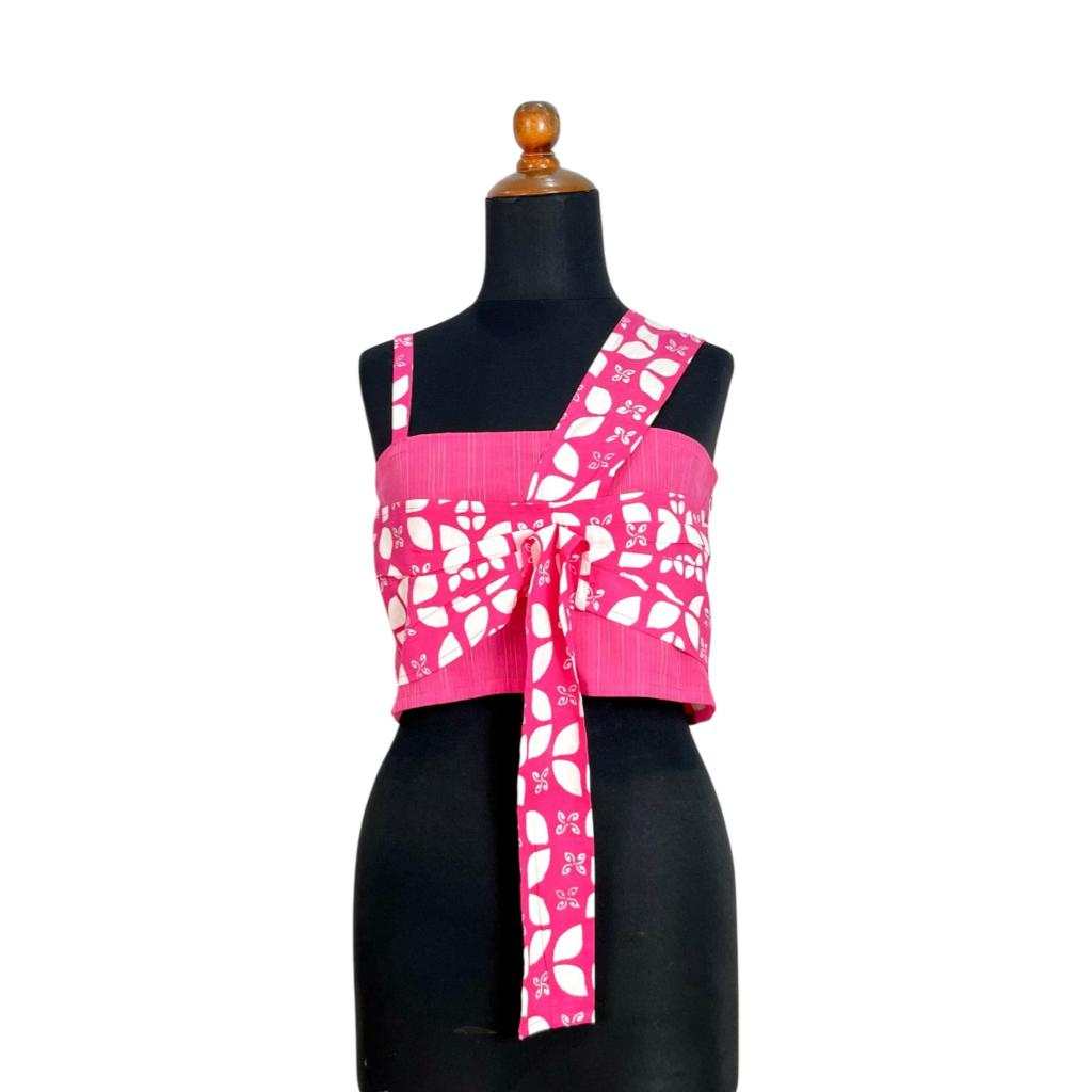Batik ENOM - Batik Set Wanita Modern Liris - Savia - Seruni & Kalana - Batik Cap Bahan Katun - Langit Senja Series