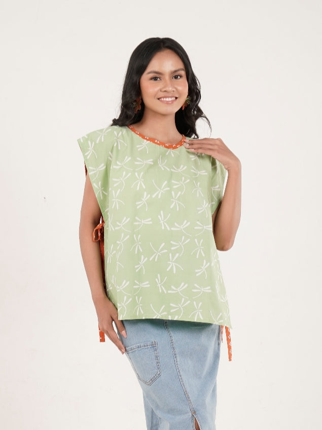 Batik ENOM - Outer Jio - Batik Cap Bahan Katun - Batik Wanita Modern - Patchwork Menawan Series