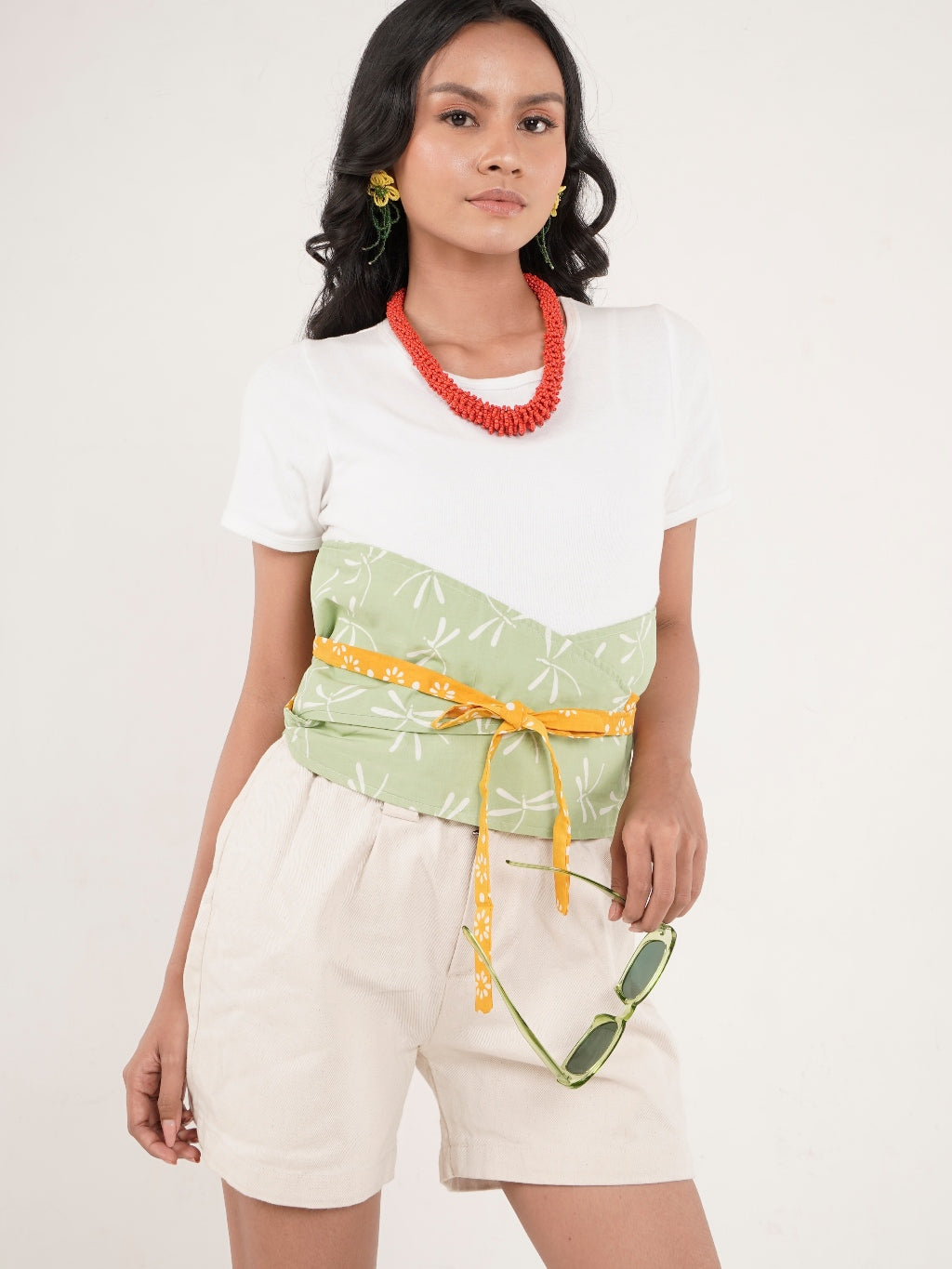 Batik ENOM - Obi Belt Batik Cap Bahan Katun - Obi Belt Modern - Patchwork Menawan Series