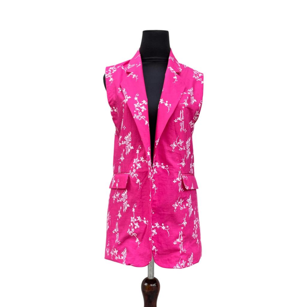 Batik ENOM - Batik Set Wanita Modern Ilona - Pavira - Sundari & Mega - Batik Cap Bahan Katun - Langit Senja Series