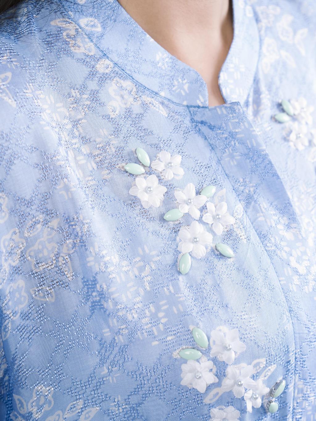 Batik ENOM - Outer Thalia - Batik Cap Bahan Viscose - Atasan Batik Wanita - Labuh Series