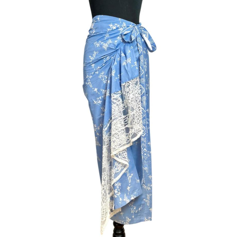 Batik ENOM - Batik Set Wanita Modern Niskala - Rinaya & Tirana - Batik Cap Bahan Katun - Langit Senja Series