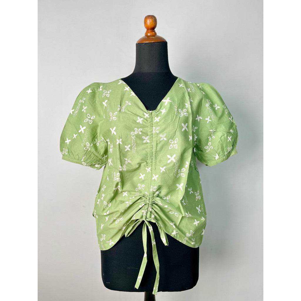 Batik ENOM - Blus Ghalin  -  Batik Cap Bahan Katun - Blus Batik Modern Wanita - Astacala Series