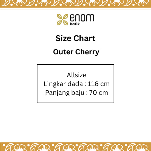 Batik ENOM X Pisalin - Blus Erica - Outer Cherry - Rok Michal - Celana Olivia - Sinar Kasih