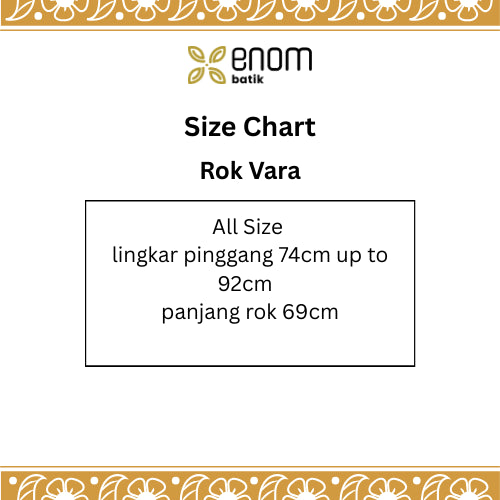 Batik ENOM - Blus Hanna & Rok Vara - Atasan batik wanita - Rok Pendek Bahan Katun