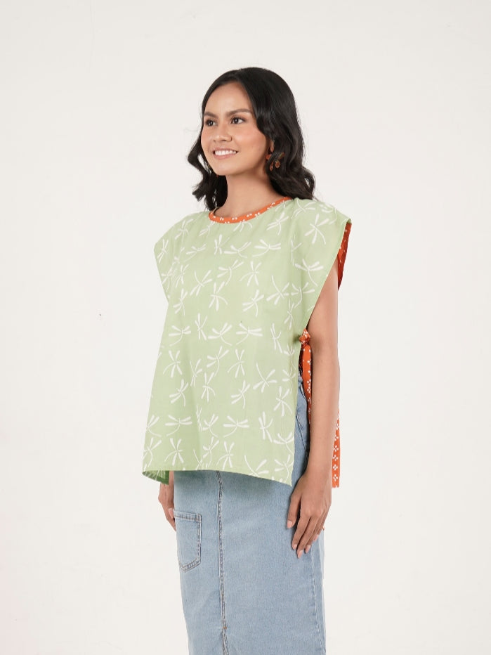 Batik ENOM - Outer Jio - Batik Cap Bahan Katun - Batik Wanita Modern - Patchwork Menawan Series