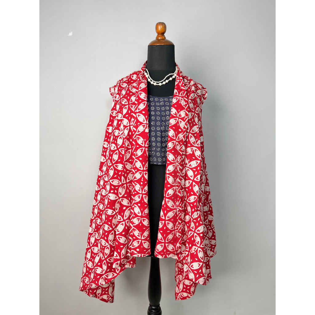 Batik ENOM - Outer Jena -  Batik Cap Bahan Dobby - Dara - Outer Dobby Outer Batik Modern Wanita - Astacala Series