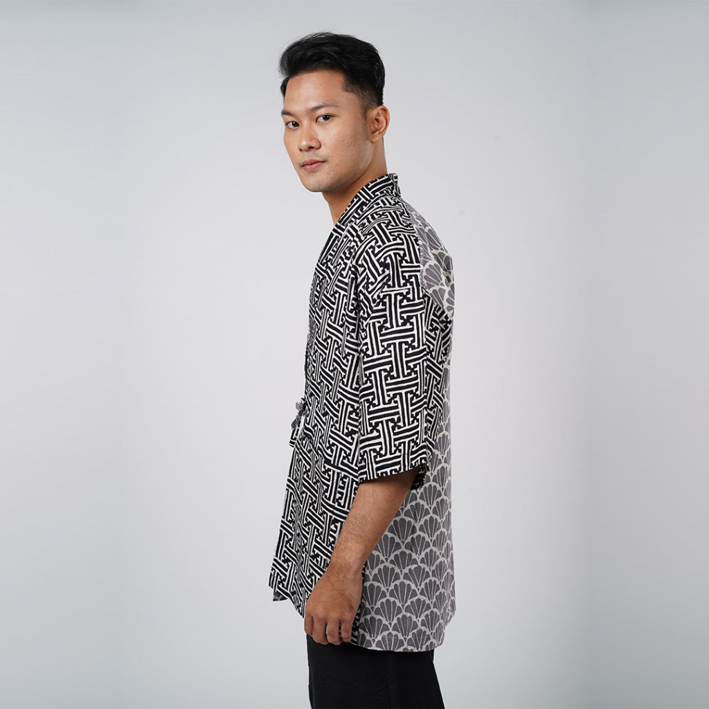 Batik ENOM - Kimono Outer Batik Modern Pria Oka Series