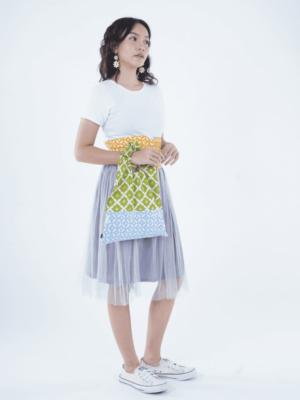 Batik ENOM - Hand Bag Mina  - Batik Cap Bahan Katun - Batik Modern Premium - Pijar Series